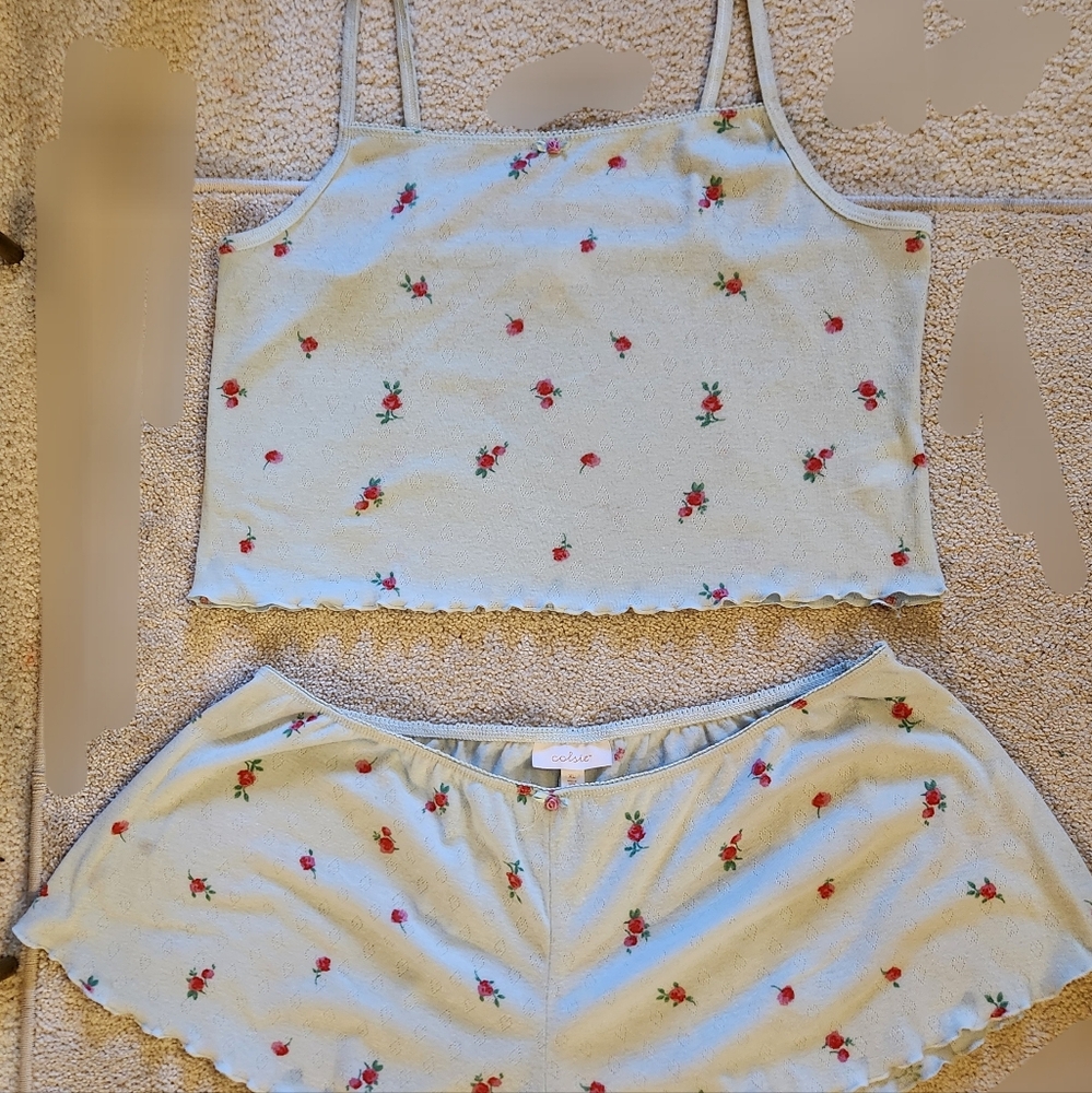 Floral Print Women's Sleepwear Set